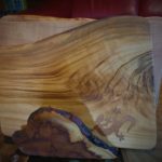 Schneidbrett mit Einlegearbeit