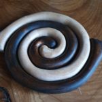 Topfuntersetzer, Holzspirale