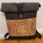 Rucksack mit Taschenfunktion Kork