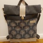 Rucksack mit Taschenfunktion Kork