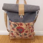 Rucksack mit Taschenfunktion Kork